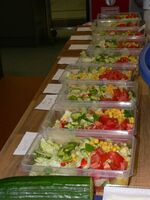 Salatbestellungen der Schüler und Lehrer